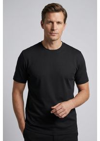 T-Shirt OLYMP, Damen, Gr. S, schwarz, Jersey, Obermaterial: 100% Baumwolle, unifarben, regular fit normal, Rundhals, Shirts T-Shirt, basic, normale Passform, Rundhals