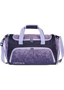 Sporttasche neoxx "Move", M&auml;dchen, Gr. B/H/T: 43cm x 26cm x 24cm, lila (glitterally perfect), Polyester, Taschen Sporttasche, teilweise aus recyceltem Material