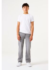 Straight-Jeans Garcia "Ilyano", Jungen, Gr. 164, N-Gr, medium used 5432, Denim/Jeans, Obermaterial: 100% Baumwolle, straight fit lang, Jeans Straight-Jeans, Etwas niedrigere Leibh&ouml;he