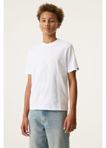 T-Shirt Garcia, Jungen, Gr. 164/170, wei&szlig;, Jersey, Obermaterial: 100% Baumwolle, bedruckt, normal h&uuml;ftbedeckend, Rundhals, Shirts T-Shirt, mit Print, f&uuml;r Boys