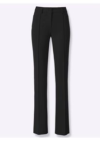 Webhose Heine, Damen, Gr. 46, Normalgr&ouml;&szlig;en, schwarz, 95% Polyester, 5% Elasthan, unifarben, Hosen Webhose