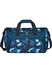 Sporttasche neoxx "Move", M&auml;dchen, Gr. B/H/T: 43cm x 26cm x 24cm, gr&uuml;n (camo nation), Polyester, Taschen Sporttasche, teilweise aus recyceltem Material