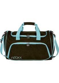 Sporttasche neoxx "Move", M&auml;dchen, Gr. B/H/T: 43cm x 26cm x 24cm, schwarz (queen of nite), Polyester, Taschen Sporttasche, teilweise aus recyceltem Material