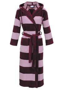 Damenbademantel Carl Ross Gr. 40, burgundy, rose quartz, L:125cm, Velours, Hausm&auml;ntel, Damenbademantel, mit Kapuze