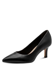 Pumps Tamaris, Damen, Gr. 39, schwarz, Glattleder, unifarben, Schuhe Pumps, Schlupfschuh, Abendschuh, Festtagsschuh in spitz zulaufender Form
