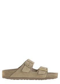 Birkenstock Sandalen - Arizona Exquisite - Slipper With Double Buckle - Gr. 36 (EU) - in Gr&uuml;n - f&uuml;r Damen