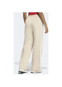 Sporthose Adidas SPORTSWEAR "W STADIUM TP", Damen, Gr. S, N-Gr, crystal linen, pure ruby, sanftes wei&szlig;, Obermaterial: 67% Polyester, 33% Baumwolle, Hosen Sporthose