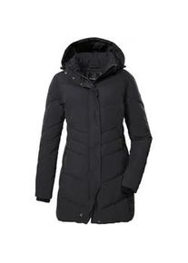 Steppmantel "GW 60 WMN QLTD PRK", Damen, Gr. 40, schwarz, Obermaterial: 100% Polyester;Futter: 100% Polyester;F&uuml;llung: 100% Polyester, G.I.G.A. DX BY KILLTEC, M&auml;ntel Steppmantel, Schmaler, wasserabweisender Damenparka mit abnehmbarer Kapuze