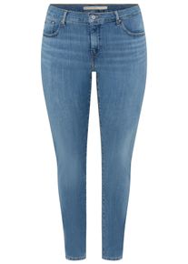 LEVI'S&reg; PLUS Skinny-fit-Jeans LEVI'S PLUS "311 PL SHAPING SKINNY *D", Damen, Gr. 14 (46), L&auml;nge 30, smudged line, Denim/Jeans, Obermaterial: 80% Baumwolle, 14% Polyester, 6% Elasthan, skinny fit kn&ouml;chellang, Jeans Skinny-fit-Jeans, figurformend mit Stretch