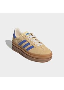Plateausneaker adidas originals "GAZELLE BOLD", M&auml;dchen, Gr. 36, orange tint, real lila, wonder wei&szlig;, Leder, Synthetik, Schuhe Plateausneaker, f&uuml;r Kinder & Jugendliche