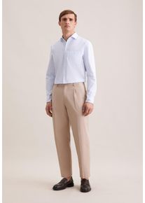Chinohose Seidensticker, Herren, Gr. 48, Normalgr&ouml;&szlig;en, beige, 100% Baumwolle, unifarben, Hosen Chinohose