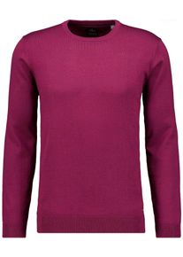 Rundhalspullover Ragman, Herren, Gr. 56, portwein, 696, Strick, 100% Wolle, Rundhals, Pullover Rundhalspullover