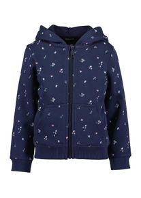 Sweatjacke Blue Seven "Blue Seven M&auml;dchen Sweatjacke langarm", M&auml;dchen, Gr. 122, 5750, dk blau, 80% Baumwolle, 20% Polyester, normal normal, Rundhals, normaler Saum, Sweatjacken Sweatjacke