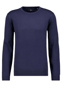 Rundhalspullover Ragman, Herren, Gr. 62, marineblau, Strick, 100% Wolle, Rundhals, Pullover Rundhalspullover