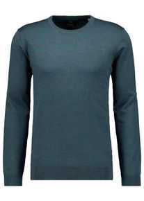 Rundhalspullover Ragman, Herren, Gr. 56, dunkelgr&uuml;n, 035, Strick, 100% Wolle, Rundhals, Pullover Rundhalspullover