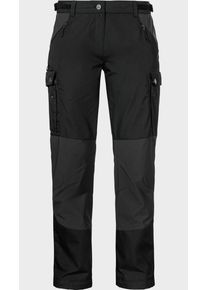 Sch&ouml;ffel Outdoorhose SCH&Ouml;FFEL "Pants Style Maghera WMN", Damen, Gr. 42, Normalgr&ouml;&szlig;en, 9990, schwarz, Oberstoff: 65% Polyester, 35% Baumwolle; Oberstoff Besatz: 88% Nylon, 12% Elasthan, Hosen Outdoorhose