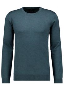 Rundhalspullover Ragman, Herren, Gr. 62, dunkelgr&uuml;n, 035, Strick, 100% Wolle, Rundhals, Pullover Rundhalspullover