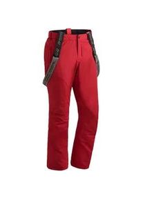 Skihose Maier Sports "JOSCHO", Herren, Gr. 54, Normalgr&ouml;&szlig;en, rot, 100% Polyester, Hosen Skihose, Herren Schneehose atmungsaktiv und wasserdicht Regular Fit