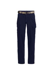 LANDS' END Cargohose mit G&uuml;rtel, Herren,  Blau, Baumwolle/Baumwoll-Mischung, by Lands' End