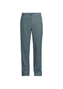 LANDS' END Premium Reinleinen-Hose, Herren, size: regular, Gr&uuml;n, Leinen, by Lands' End