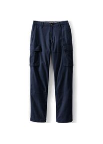 LANDS' END Classic Fit Cargohose, Herren,  Blau, Baumwoll-Mischung, by Lands' End