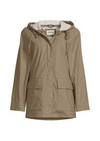 LANDS' END Squall Ausgestellte Regenjacke, Damen,  Braun, Polyester, by Lands' End