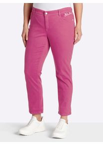 Ascari sheego Gro&szlig;e Gr&ouml;&szlig;en 5-Pocket-Jeans mit Push-up-Effekt, fuchsia, Gr&ouml;&szlig;e 25 - Damen