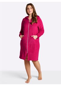 feel good sheego Gro&szlig;e Gr&ouml;&szlig;en Bademantel, pink, Gr&ouml;&szlig;e 48/50 - Damen