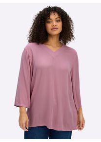 sheego Gro&szlig;e Gr&ouml;&szlig;en Tunika in leichter Crinkle-Struktur, altrosa, Gr&ouml;&szlig;e 56 - Damen