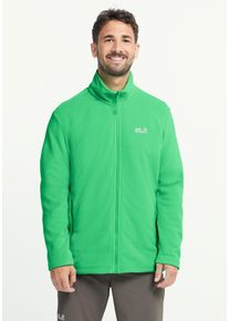 Fleecejacke Jack Wolfskin "TAUNUS 100 FZ M", Damen, Gr. XL (54/56), lizard, Obermaterial: 100% POLYESTER. Futter: 100% POLYESTER, Jacken Fleecejacke