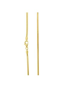 Silberkette OSTSEE-SCHMUCK "- Schlange 2,0 mm - Silber 925/000, vergoldet -" Gr. 42, gold (goldfarben, gelb), Halsketten, Damen, 42, Silber 925 (Sterlingsilber), Silberkette