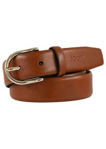 JOOP! Lederg&uuml;rtel JOOP, Damen, Gr. 80, cognac, gold, Rindsleder, G&uuml;rtel Lederg&uuml;rtel, abgerundete Dornschlie&szlig;e, Breite 3 cm