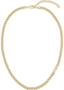 Edelstahlkette BOSS "KASSY FOR HER", gold (gelbgoldfarben), Halsketten, Damen, Edelstahl, L: 47 B: 5mm, Edelstahlkette, B:5mm