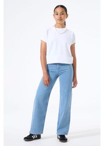 Schlagjeans Garcia "Ilvy", M&auml;dchen, Gr. 170, N-Gr, medium used, Denim/Jeans, Obermaterial: 100% Baumwolle, loose fit lang, Jeans Schlagjeans, for Girls, mit weitem Bein