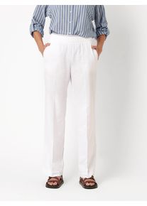 Schlupfhose Toni "Sue Wide Chino", Damen, Gr. 46, N-Gr, wei&szlig;, Web, Obermaterial: 87% Baumwolle, 10% Polyamid, 3% Elasthan, lang, Hosen Schlupfhose, mit bequemem Dehnbund - auch in Kurzgr&ouml;&szlig;e erh&auml;ltlich