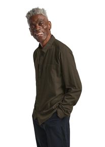 Langarmhemd Jack Wolfskin "SIERRA CANYON LS M", Damen, Gr. M (50), Normalgr&ouml;&szlig;en, obsidianmoss, Obermaterial: 100% POLYAMID. Futter: 100% POLYESTER, Hemden Langarmhemd