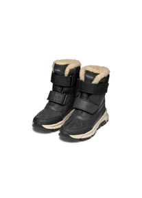 Winterstiefel Geox "J FLEXYPER PLUS BOY", Jungen, Gr. 35, schwarz, Synthetik, Textil, Schuhe Winterstiefel, Snowboots, Klettstiefel mit Warmfutter, Gr&ouml;&szlig;enschablone zum Download