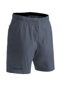 Funktionsshorts Maier Sports "Fortunit Short M", Herren, Gr. 60, Normalgr&ouml;&szlig;en, blau (graublau), 100% Polyester, Hosen Funktionsshorts