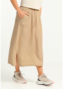 Sommerrock Jack Wolfskin "MONTERO SKIRT W", Damen, Gr. XL (46), oat, Obermaterial: 100% LYOCELL. Futter: 100% POLYESTER, R&ouml;cke Sommerrock