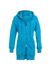 Trainingsjacke WINSHAPE "Hoodie-Jacke J006", Damen, Gr. L, blau (sky blau), 65% Polyester, 35% Baumwolle, ohne Ausschnitt, Jacken Trainingsjacke, Street Style