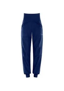 Sporthose WINSHAPE "Functional Comfort Leisure Time Trousers LEI101C", Damen, Gr. S, Normalgr&ouml;&szlig;en, blau (dunkelblau), 85% Polyester, 15% Elasthan, Hosen Sporthose, High Waist