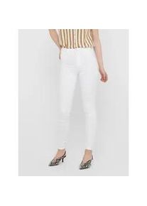 Skinny-fit-Jeans Only "ONLROYAL &ndash; Stretch-Denim mit hohem Bund f&uuml;r optimalen Sitz", Damen, Gr. L (40), L&auml;nge 34, wei&szlig;, Denim/Jeans, Obermaterial: 69% Baumwolle, 29% Polyester, 2% Elasthan, unifarben, Jeans, unifarben, casual, skinny fit, Denim, Eingrifftaschen