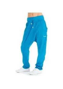 Haremshose WINSHAPE "UNISEX 4Pocket Pants WH13", Damen, Gr. XS, Normalgr&ouml;&szlig;en, blau (t&uuml;rkis), 90% Baumwolle, 10% Elasthan, Hosen Haremshose