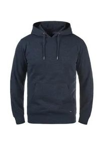 !Solid Kapuzenpullover SOLID "Hoodie SDBert", Herren, Gr. M, blau (ins bl mel), Web, Obermaterial: 70% Baumwolle CO. 30% Polyester PES., unifarben, Pullover Kapuzenpullover