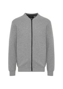 Sweatjacke INDICODE "Sweatjacke IDBronte", Herren, Gr. 3XL, grau (grau mix), Obermaterial: 77% Polyester PES. 23% Baumwolle CO., Sweatjacken Sweatjacke