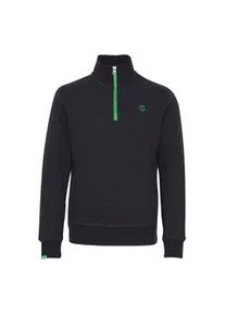 !Solid Troyer SOLID "Troyer SDBenn", Herren, Gr. L, grau (dar grau m), Obermaterial: 50% Baumwolle CO. 50% Polyester PES., Pullover Troyer