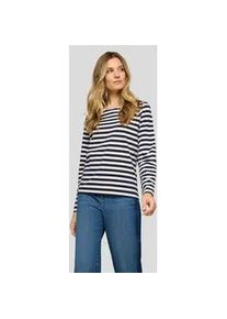 Print-Shirt Rabe "T-Shirt", Damen, Gr. 42, dunkelblau, 92%Baumwolle, 8%Elastan, tailliert, Shirts