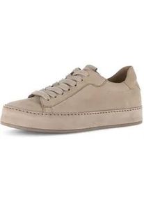 Sneaker Gabor "Sneaker low", Herren, Gr. 38, beige, Schuhe Sneaker