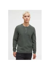 Rundhalspullover CAMP DAVID, Herren, Gr. 4XL, schwarz forest, Strick, Material: 100% Baumwolle, washed, regular fit normal, Rundhals, eingesetzt Rippb&uuml;ndchen, Pullover Rundhalspullover, aus Baumwolle