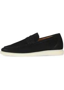Loafer Henry Stevens "Elia PL1", Herren, Gr. 41, schwarz, Leder, Schuhe Loafer